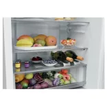 Kluge beépíthető kombi hűtőszekrény alul fagyasztóval, NoFrost, 281L/101L