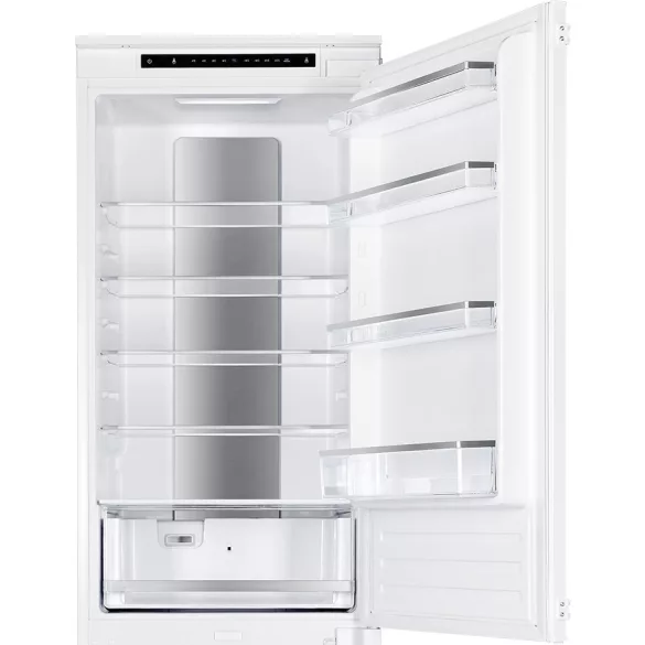 Kluge beépíthető kombi hűtőszekrény alul fagyasztóval, NoFrost, 206L/64L