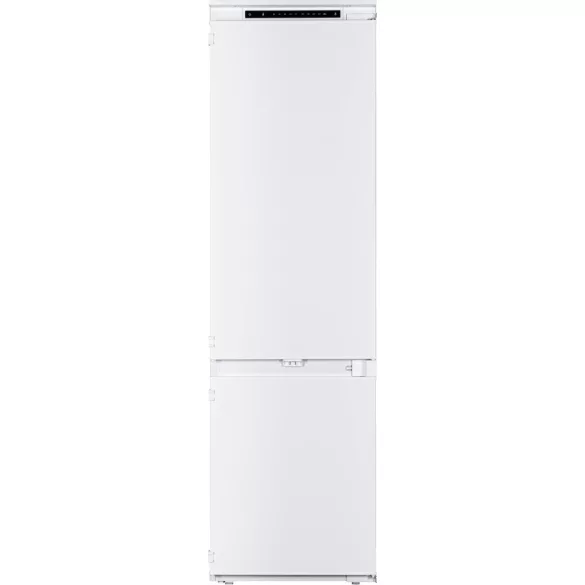 Kluge beépíthető kombi hűtőszekrény alul fagyasztóval, NoFrost, 206L/64L