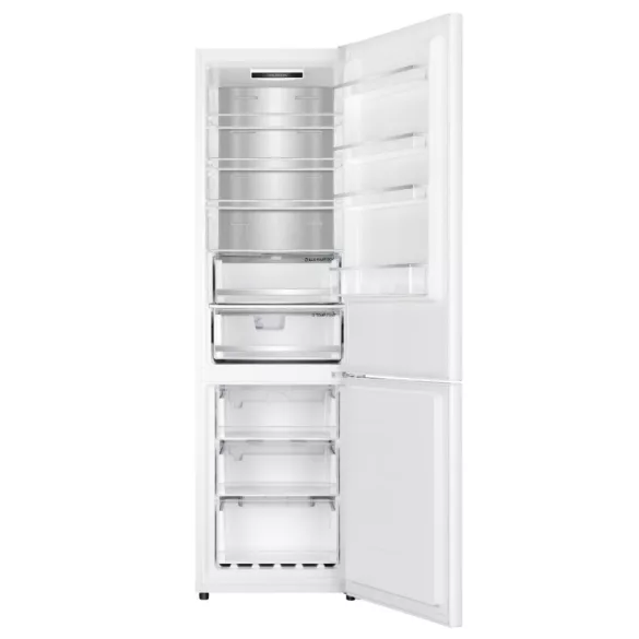 Kluge szabadonálló fehér kétajtós kombi hűtőszekrény, NoFrost, 264L/113L