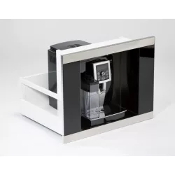 Coffee Case kávéfőző fiók, inox, 240x325