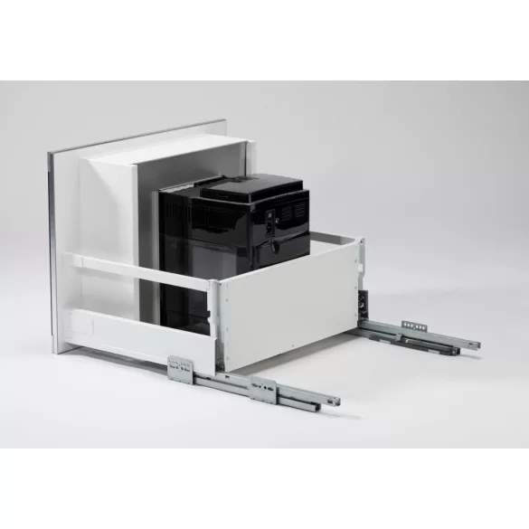 Coffee Case kávéfőző fiók, inox, 270x375