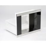 Coffee Case kávéfőző fiók, inox, 255x365