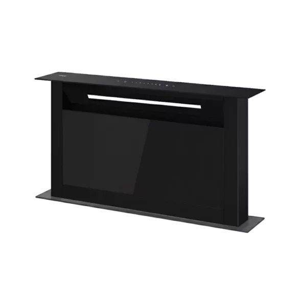 Kluge pultból kiemelkedő fekete páraelszívó, 60cm