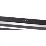 Kluge pultból kiemelkedő fekete páraelszívó, 60cm