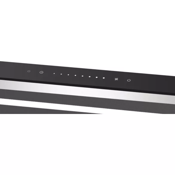 Kluge pultból kiemelkedő fekete páraelszívó, 60cm