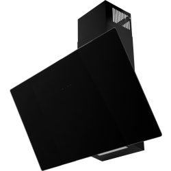 Kluge fali döntött üveg fekete páraelszívó, 90cm