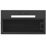 Kluge beépíthető matt fekete páraelszívó, 60cm, 17cm magas