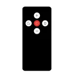 Kluge beépíthető matt fekete páraelszívó, 60cm, 17cm magas