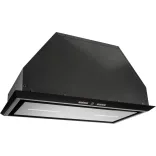 Kluge beépíthető matt fekete páraelszívó, 60cm