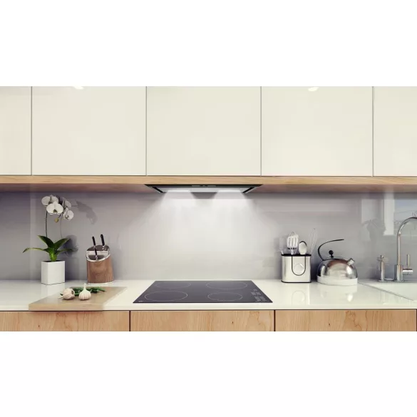 Kluge beépíthető matt fekete páraelszívó, 60cm