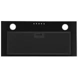 Kluge beépíthető fekete páraelszívó, 60cm, 17cm magas