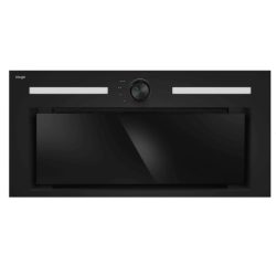 Kluge beépíthető fekete páraelszívó, forgógombos