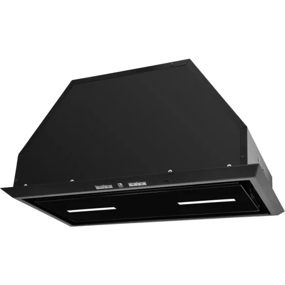 Kluge beépíthető matt fekete páraelszívó, 72cm