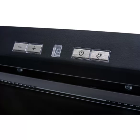 Kluge beépíthető matt fekete páraelszívó, 72cm