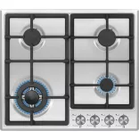 Kluge beépíthető gáz főzőlap, 60 cm, inox, WOK égő