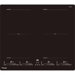   Kluge beépíthető indukciós főzőlap, 60cm, fekete ü., 2 Flexi zóna