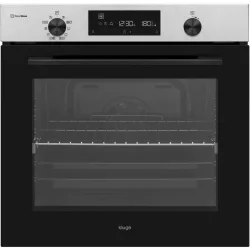 Kluge beépíthető multifunicós inox/fekete sütő, 78L