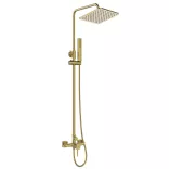 LAVEO POLA fali zuhanyszett csappal, arany