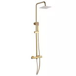 LAVEO POLA fali zuhanyszett termosztátos csappal, arany