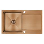 LAVEO MARMARA egymed.csepptálcás mosogató, rózsaarany