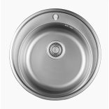 LAVEO ORION egykör inox mosogató szifonnal K.