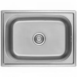 LAVEO MIKA nagymedencés mosogató, inox