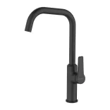 SRF_711RL - LAVEO RIO SZETT 760x440 egymedencés csepptálcás gránit mosogató fekete + LAVEO ALANIS csaptelep matt fekete