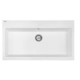 LAVEO TAU 9 nagymedencés mosogató, fehér