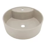 LAVEO CLIFF kerek gránit mosdó, bézs