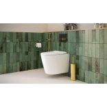 LAVEO JARI falra szerelhető WC keskeny csillapított ülőkével, CycleON - örvény öblítéssel