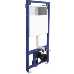   LAVEO AKAN rejtett fali tartály grafit öblítővel, állítható, 3/6L